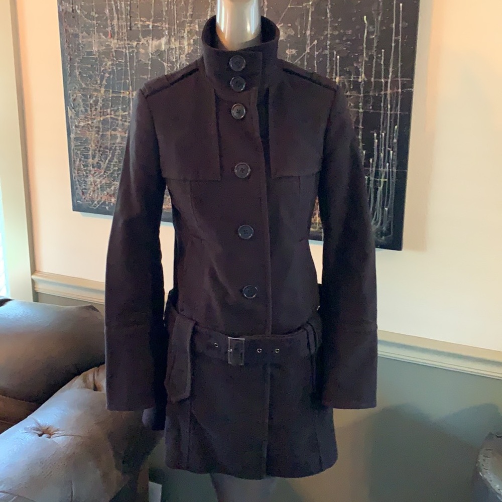 Ted Baker Belted Military Style Cotton Jacket